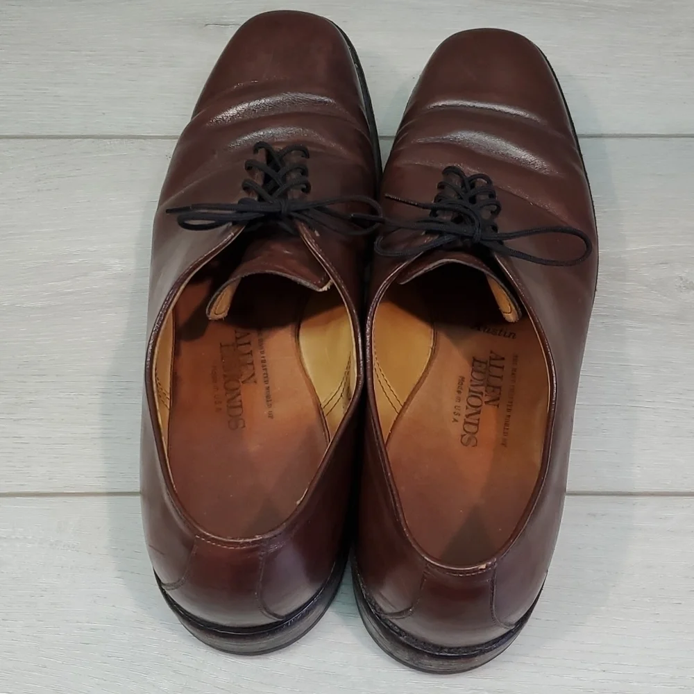 Allen edmonds Austin 30713 Mens Dress Oxford Slip on shoes sz 8.5C